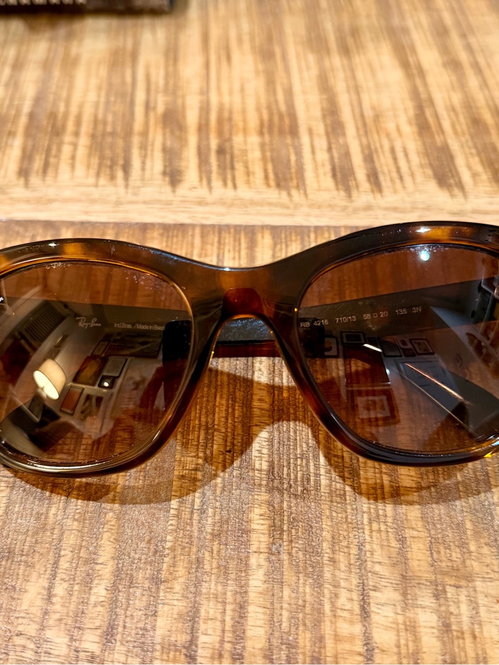 Ray-Ban Tortoiseshell Brown Women's Sunglasses with Brown Lenses